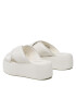Calvin Klein Чехли Bubble Slide HW0HW01469 Бял - Pepit.bg