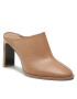 Calvin Klein Чехли Curved Stil Mule 80 HW0HW01542 Кафяв - Pepit.bg