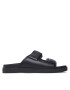 Calvin Klein Чехли Double Strap Sandal HM0HM00945 Черен - Pepit.bg