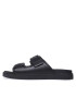 Calvin Klein Чехли Double Strap Sandal HM0HM00945 Черен - Pepit.bg