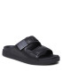 Calvin Klein Чехли Double Strap Sandal HM0HM00945 Черен - Pepit.bg