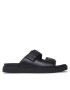 Calvin Klein Чехли Double Strap Sandal HM0HM00945 Черен - Pepit.bg