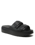 Calvin Klein Чехли Double Strap Slipper HM0HM00967 Черен - Pepit.bg