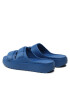 Calvin Klein Чехли Double Strap Slipper HM0HM00967 Син - Pepit.bg