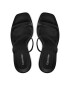 Calvin Klein Чехли Padded Curved Stil Slide 70 HW0HW01992 Черен - Pepit.bg