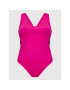 Calvin Klein Swimwear Бански костюм Plunge KW0KW01667 Розов - Pepit.bg