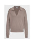Calvin Klein Curve Пуловер K20K205149 Кафяв Regular Fit - Pepit.bg