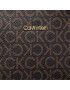 Calvin Klein Дамска чанта Ck Must Dome Tote Mono K60K609678 Кафяв - Pepit.bg