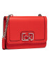 Calvin Klein Дамска чанта Flap Shoulder Bag Md K60K607051 Червен - Pepit.bg