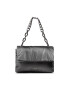 Calvin Klein Дамска чанта Linked Shoulder Bag Metallic K60K608900 Сив - Pepit.bg