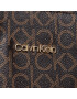 Calvin Klein Дамска чанта Must Shoulder Bag Md Mono K60K608571 Кафяв - Pepit.bg