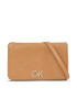 Calvin Klein Дамска чанта Re-Lock Double Gusett Xbody-Emb K60K611532 Кафяв - Pepit.bg