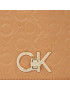 Calvin Klein Дамска чанта Re-Lock Double Gusett Xbody-Emb K60K611532 Кафяв - Pepit.bg