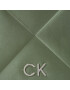 Calvin Klein Дамска чанта Re-Lock Quilt Shoulder Bag-Satin K60K611300 Зелен - Pepit.bg