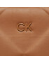 Calvin Klein Дамска чанта Re-Lock Quilt Tote Lg K60K610761 Кафяв - Pepit.bg