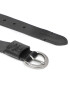Calvin Klein Дамски колан Classic Double Loop Belt 30mm K60K610362 Черен - Pepit.bg