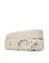 Calvin Klein Дамски колан Re-Lock Ck Logo Belt 30mm Pbl K60K610413 Бежов - Pepit.bg