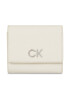 Calvin Klein Дамски портфейл Re-Lock Trifold Xs K60K611094 Екрю - Pepit.bg