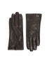 Calvin Klein Дамски ръкавици Re-Lock Emb/Deb Leather Gloves K60K611165 Черен - Pepit.bg