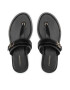 Calvin Klein Джапанки Almond Flat Tp Slide W/Hdw HW0HW00829 Черен - Pepit.bg