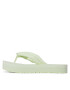 Calvin Klein Джапанки Flatform Flip Flop W/Hw HW0HW01503 Зелен - Pepit.bg