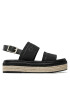 Calvin Klein Еспадрили Flatform Wedge HW0HW01497 Черен - Pepit.bg