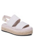 Calvin Klein Еспадрили Flatform Wedge HW0HW01497 Екрю - Pepit.bg