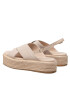 Calvin Klein Еспадрили Flatform Wedge Sndl He HW0HW00688 Бежов - Pepit.bg