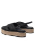 Calvin Klein Еспадрили Flatform Wedge Sndl He HW0HW00688 Черен - Pepit.bg