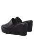 Calvin Klein Еспадрили Wedge Mule 50 Perf HW0HW00820 Черен - Pepit.bg