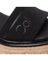 Calvin Klein Еспадрили Wedge Sndl 50 He HW0HW00689 Черен - Pepit.bg