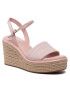 Calvin Klein Еспадрили Wedge Sndl 50 He HW0HW00689 Розов - Pepit.bg