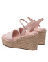 Calvin Klein Еспадрили Wedge Sndl 50 He HW0HW00689 Розов - Pepit.bg