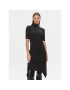 Calvin Klein Ежедневна рокля Stretch Jersey Asymmetric Dress K20K206498 Черен Slim Fit - Pepit.bg