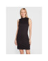 Calvin Klein Ежедневна рокля Micro Logo Interlock K20K203843 Черен Regular Fit - Pepit.bg