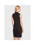 Calvin Klein Ежедневна рокля Micro Logo Interlock K20K203843 Черен Regular Fit - Pepit.bg