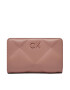 Calvin Klein Голям дамски портфейл Re-Lock Quilt Bifold Wallet K60K611374 Розов - Pepit.bg