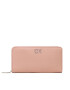 Calvin Klein Голям дамски портфейл Re-Lock Z/A Wallet Lg Pbl K60K610242 Розов - Pepit.bg