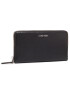 Calvin Klein Голям дамски портфейл Neat Ziparound Wallet Xl K60K606528 Черен - Pepit.bg