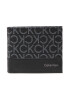 Calvin Klein Голям мъжки портфейл Subtle Mono Bifold 5Cc W/Coin K50K509237 Черен - Pepit.bg