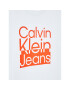 Calvin Klein Jeans Блуза Box Logo IB0IB01451 Бял Regular Fit - Pepit.bg