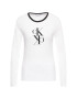 Calvin Klein Jeans Блуза J20J213067 Бял Regular Fit - Pepit.bg