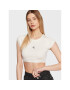 Calvin Klein Jeans Блуза J20J220709 Бял Cropped Fit - Pepit.bg