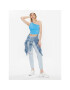 Calvin Klein Jeans Блуза J20J220788 Син Slim Fit - Pepit.bg