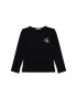 Calvin Klein Jeans Блуза Monogram IB0IB00613 Черен Regular Fit - Pepit.bg