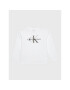 Calvin Klein Jeans Блуза Monogram IN0IN00005 Бял Regular Fit - Pepit.bg