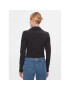 Calvin Klein Jeans Блуза Polo Collar Milano Regular Top J20J222556 Черен Regular Fit - Pepit.bg