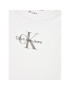 Calvin Klein Jeans Детско боди Monogram IN0IN00033 Бял Regular Fit - Pepit.bg