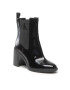 Calvin Klein Jeans Боти Block Heel Boot Naplak YW0YW00856 Черен - Pepit.bg