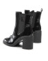 Calvin Klein Jeans Боти Block Heel Boot Naplak YW0YW00856 Черен - Pepit.bg